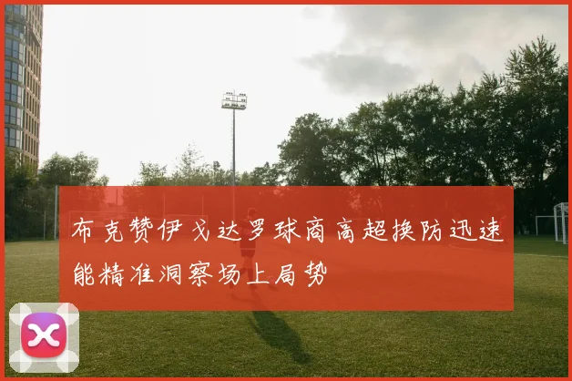 布克赞伊戈达罗球商高超换防迅速能精准洞察场上局势